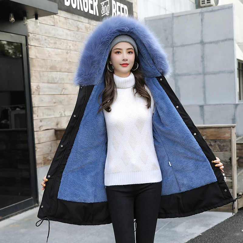 Модная теплая парка с хлопковой подкладкой и капюшоном пальто новинка 2020 зимняя