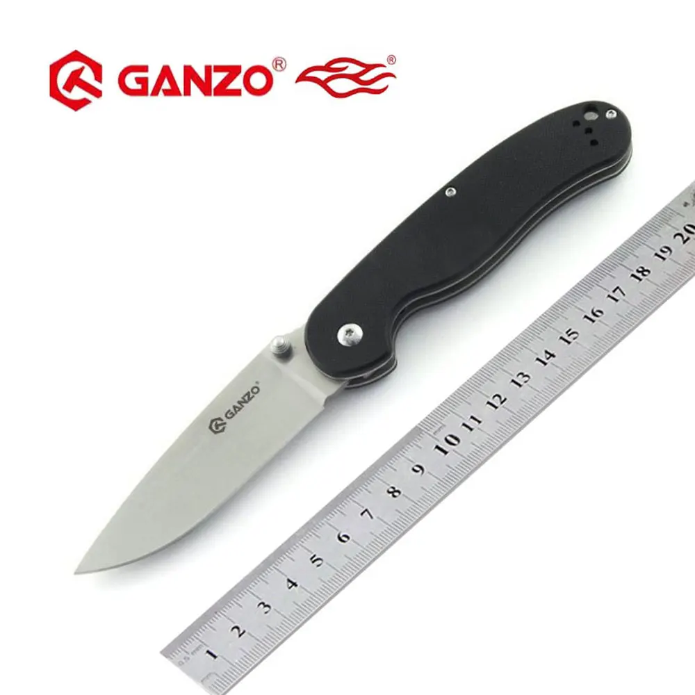 58-60HRC Ganzo G727M 440C G10 или складной нож с деревянной ручкой инструмент для выживания кемпинга охотничий карманный нож тактический edc Открытый инструмент