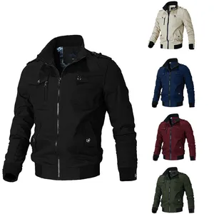 Мужская военная куртка FALIZA, весенне-осенняя хлопковая куртка-бомбер, ветровка, куртка-пилот, куртка-карго, мужская одежда