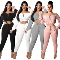 2021 new women two piece set long sleeve hoody pants 2 piece set for female winter two pieces sets womens suit