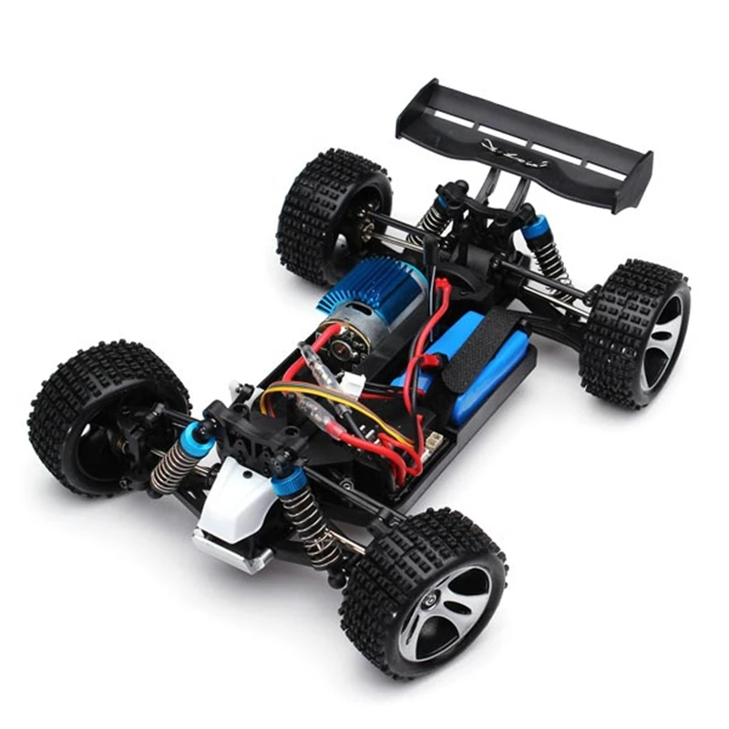 Wltoys A959 Радиоуправляемый автомобиль 1:18 2 4 ГГц 4WD внедорожный 50 км/ч гусеничные