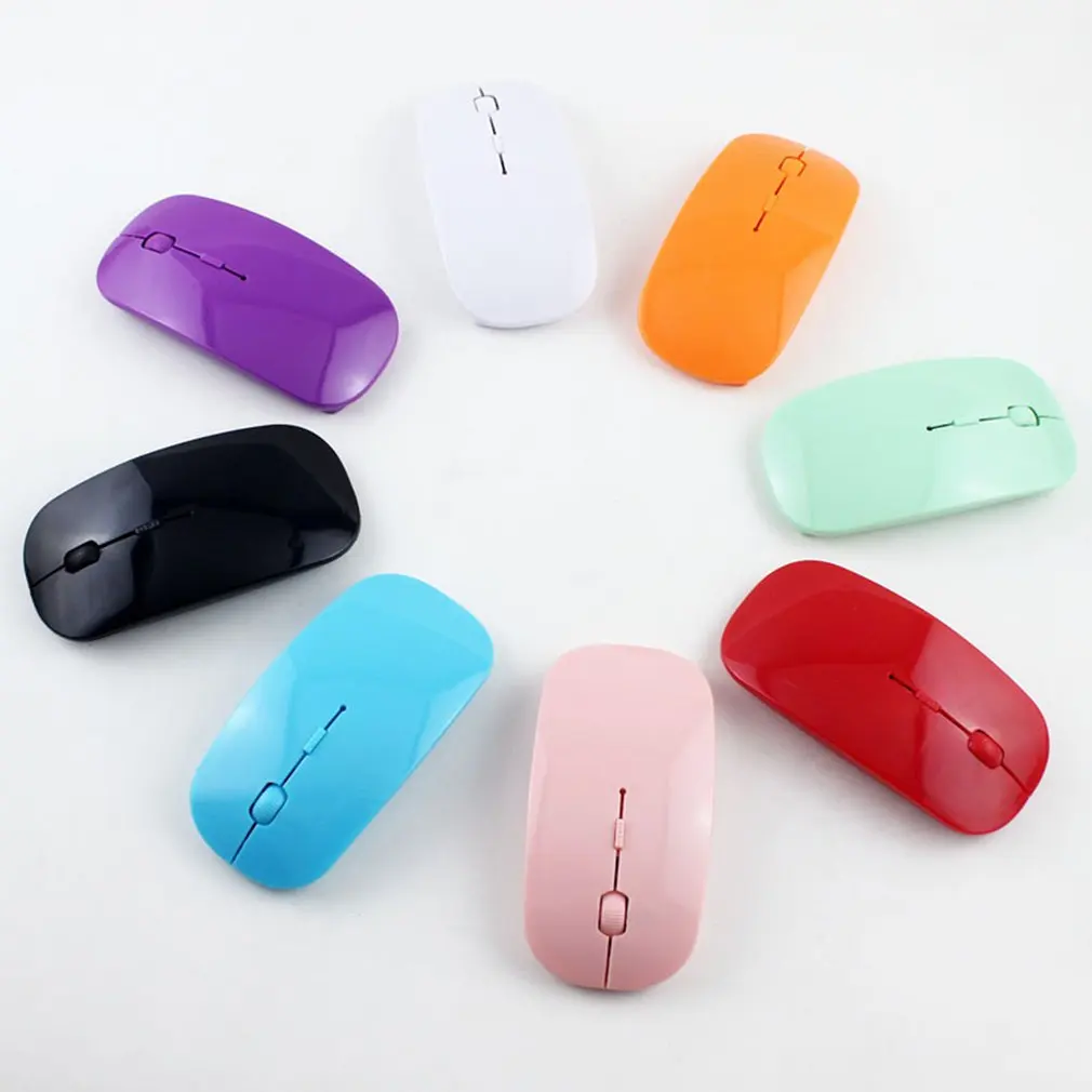 

Wireless Mouse Silent Mouse 1600 DPI Ergonomic Mause Noiseless PC Mouse Mute Colorful Glowing Office Mouse Chargeable/battery