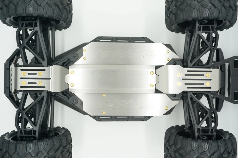 Защитная противоскользящая пластина из нержавеющей стали для грузовика TRAXXAS MAXX