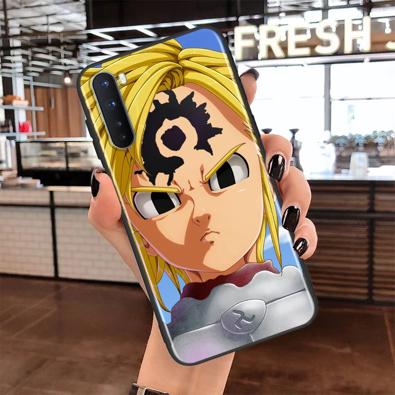 

Soft TPU Cover Meliodas Seven Deadly Sins for OnePlus Nord N100 N10 8T 8 7T 7 6T 6 5T Pro Black Phone Case