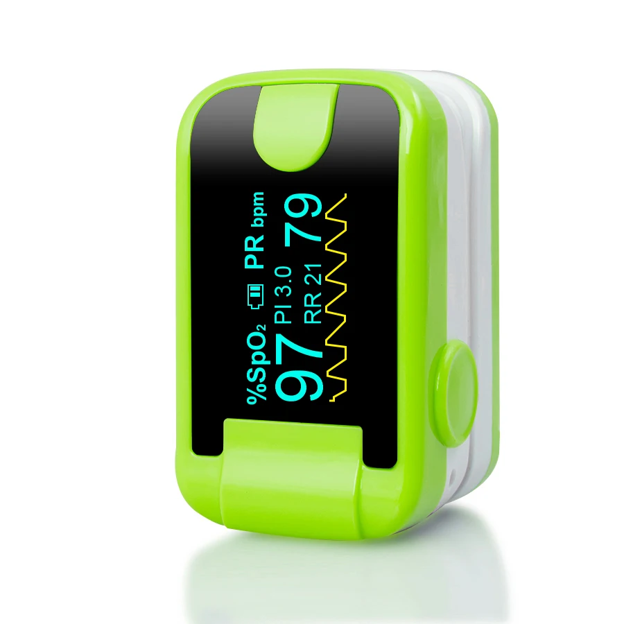 Pulsioximetro Fingertip Pulse Oximeter De Pulso Dedo SpO2 Saturation Meter Respiration Rate |
