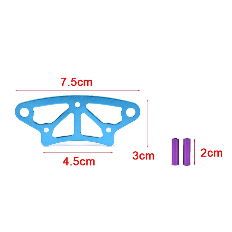 

Aluminum Aolly Metal Front Bumper 02077 1/10 Upgrade Parts 94122 94102 94123