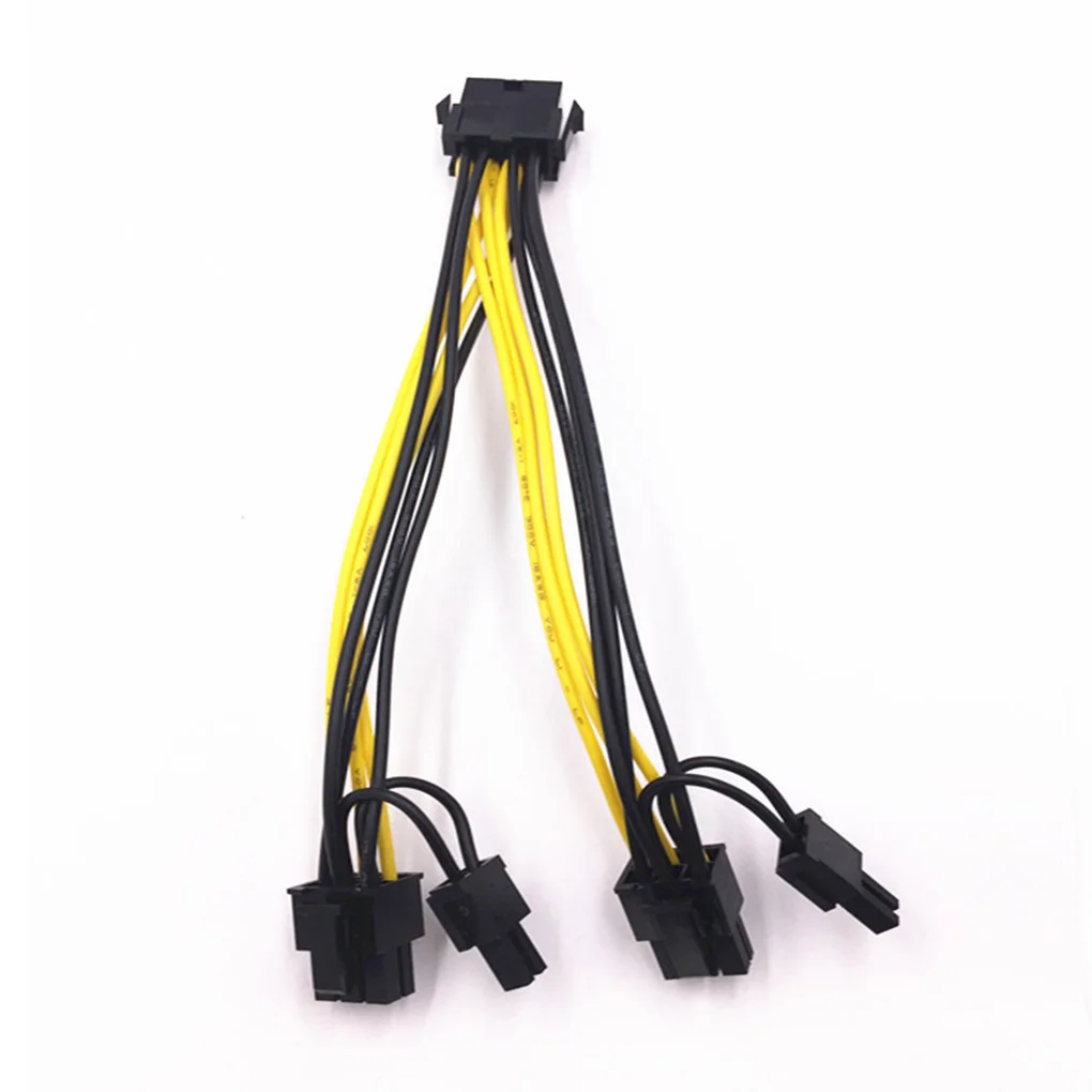 

PCI-E Adapter Cable PCI-E 8pin to dual 8(6+2) pin Converter Cord Female to Male Splitter Cable Computer Accessory