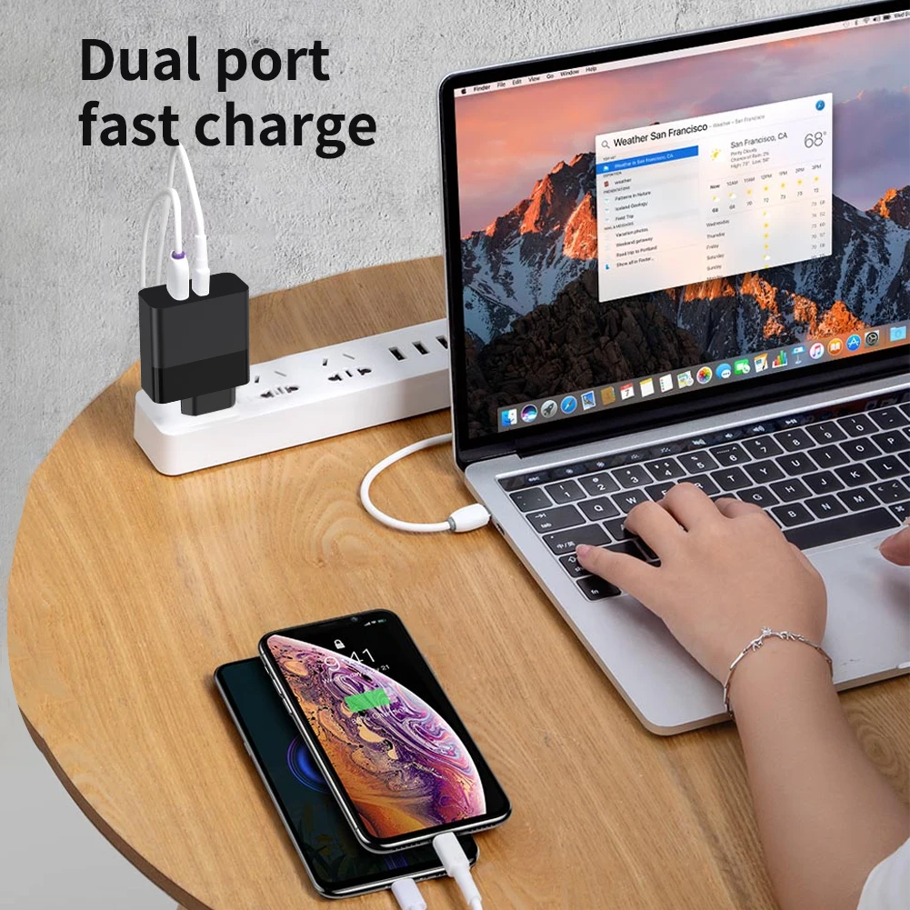 pd 87w адаптер питания usb c usb настенн