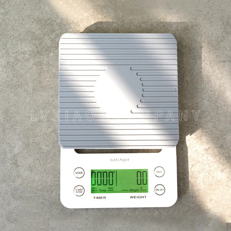 Портативный электронные весы с таймером 3 кг/0 1 г ЖК дисплей цифровой Кухня Кофе