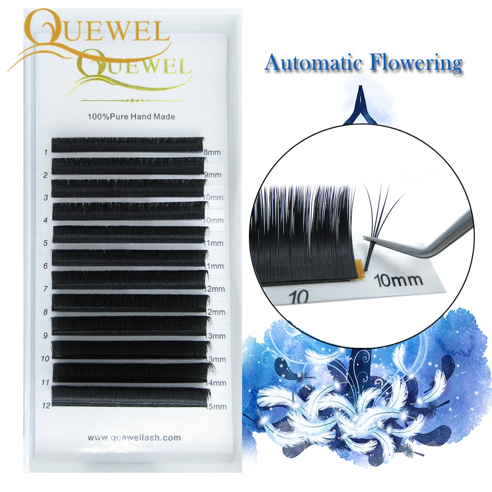 Quewel легкое удлинение ресниц растущий объем ресницы для самостоятельного