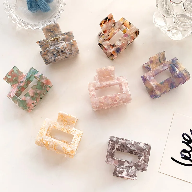 

1 шт. 2021 Модные женские заколки для волос из ацетата, заколки-крабы, очаровательные леопардовые женские заколки для волос небольшого размера...