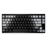 80key pbt keycap dsa height black and gray gradient color used for customized mechanical keyboard id80