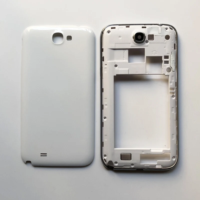 New E250K Back Cover Batter Door Case Mid Middle Frame Housing Repair For Samsung Galaxy Note 2 E250S/K E250L Korean Version | Мобильные