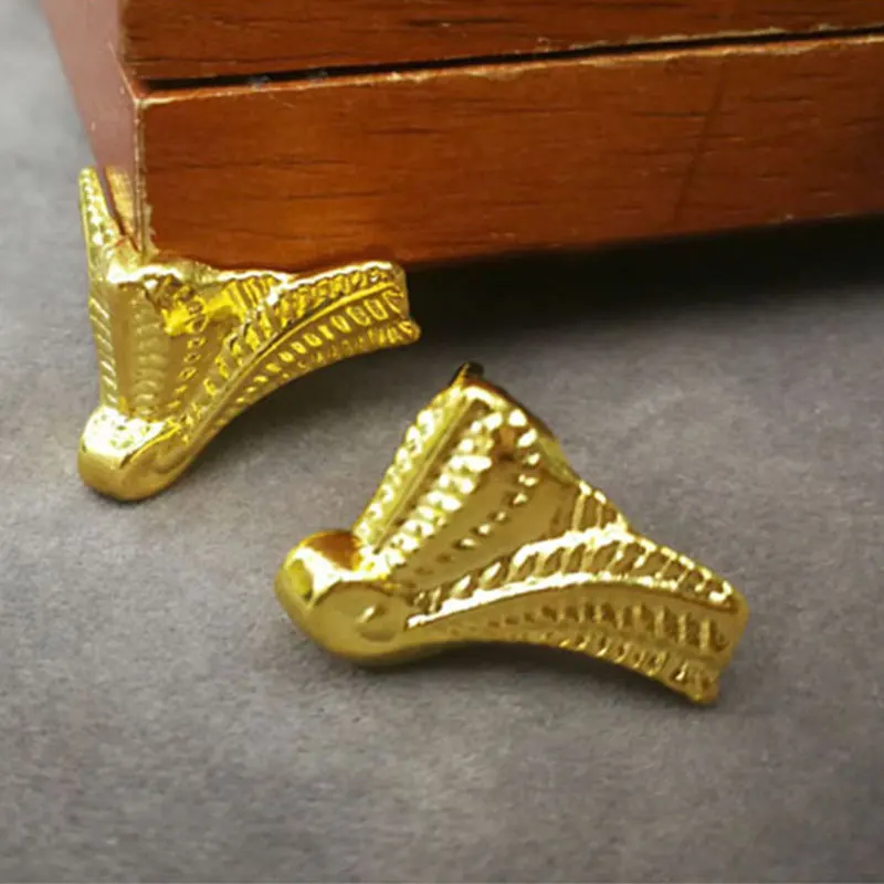 

Four-legged Foot Support Foot Gift Box Decorative Feet Furniture Foot Decorative Wood Case Leg Corner Protector Decorative Feet
