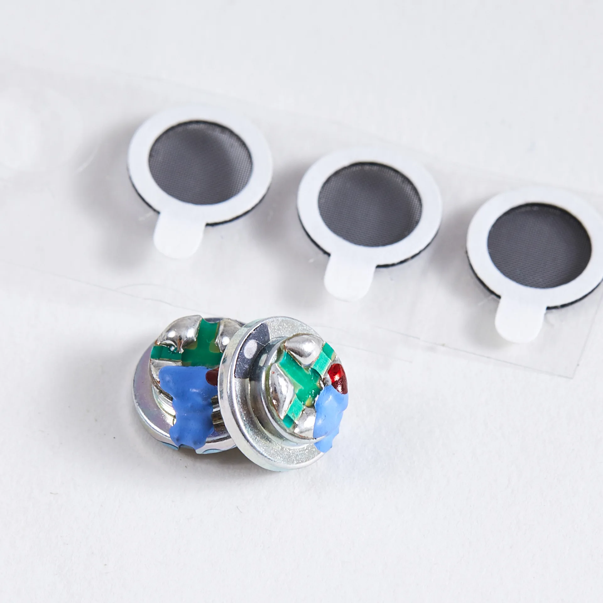 2 шт. 10 мм 32 Ом композитная титановая мембрана драйвер для наушников динамики