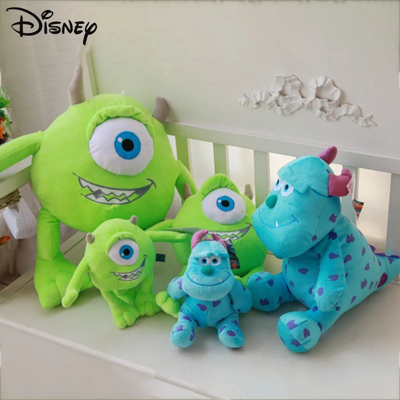 

Disney, плюшевые игрушки, Университет Монстров, Майк Вазовски, большие глаза, Салли Салливан, лучший подарок для девочек на день рождения, украш...