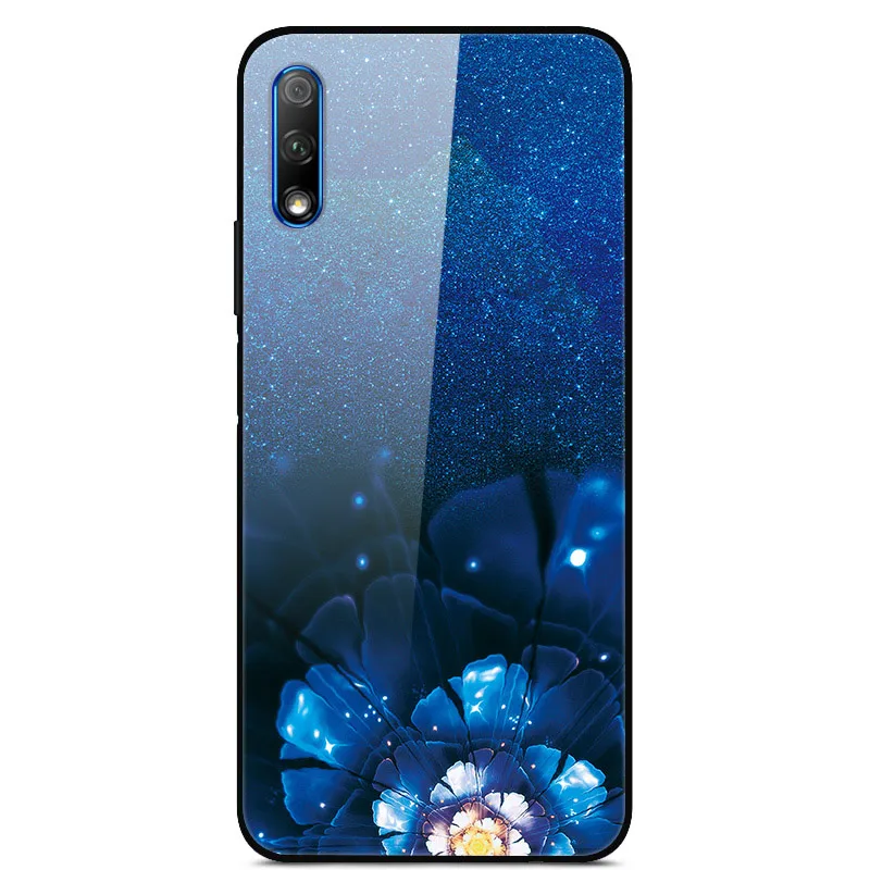 Роскошный чехол для huawei Honor 9X, чехол из закаленного стекла, силиконовый чехол для телефона huawei Honor 9X X9 9 X, чехол s для Honor 9X