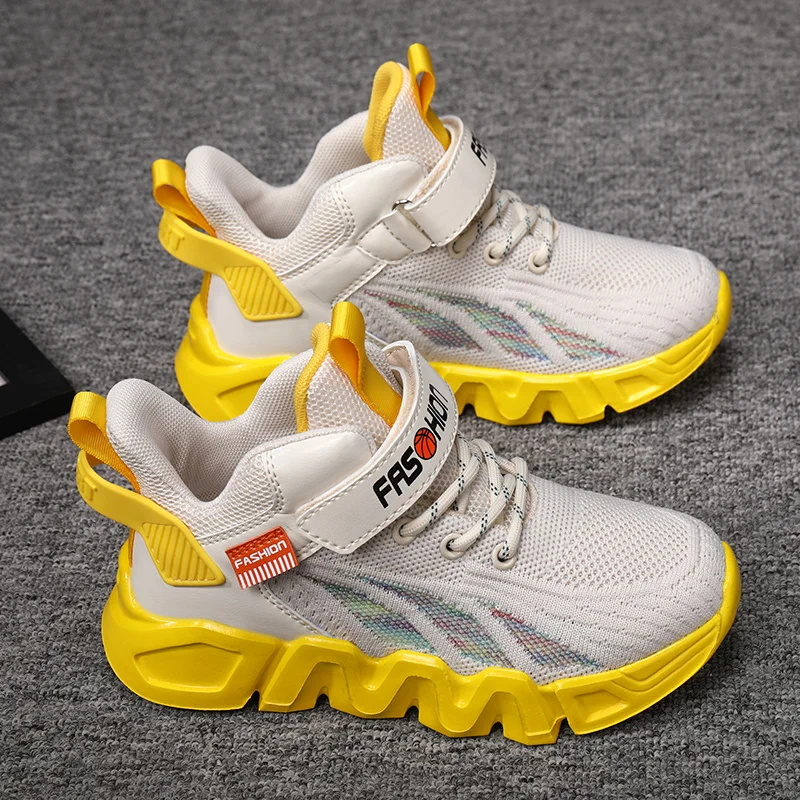 

New Child Sport Shoes for Boy Breathable Girls Running Shoe Black Kid Walking Sneakers Soft Bottom Children Sneakers for Unisex