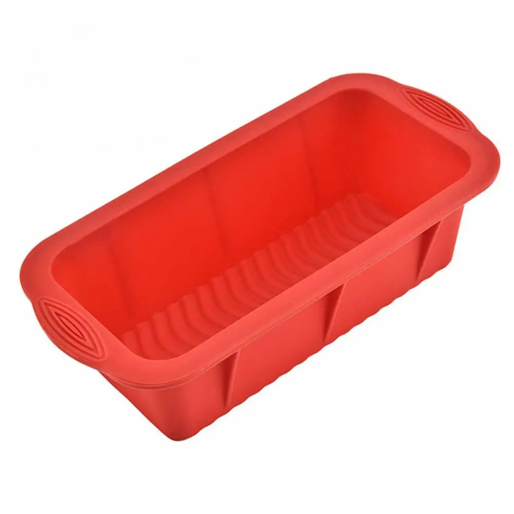 

DIY Easy Clean Easy Demould DIY Bread Mould Toast Pan 4 Colors Silicone Mould Safe Kitchen Tool