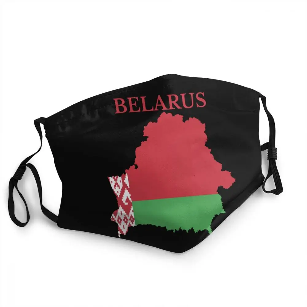 

Belarus Map Flag Edit Mask Men Women Anti Haze Dust Belarusian Patriotic Mask Protection Cover Respirator Reusable Mouth Muffle