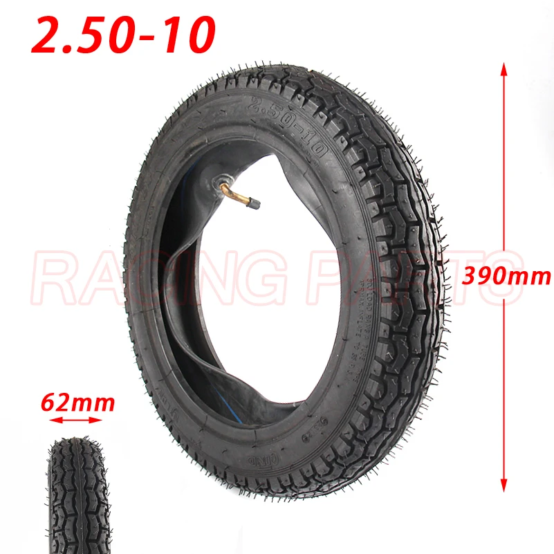 

2.50-10 Tire+Inner Tube 10inch tires 10" For Motorcycle Motocross Dirt Pit Bike Honda CRF50F Yamaha PW50 TTR50E