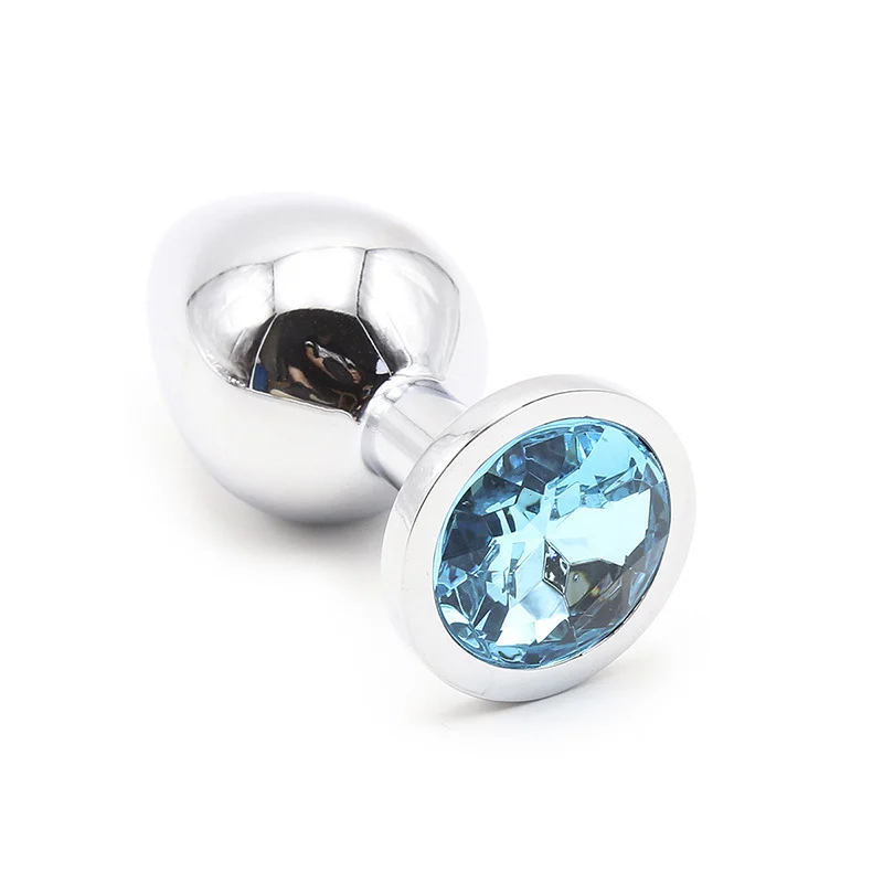 Анальная пробка из нержавеющей стали эротический анальный массажер каплевидной