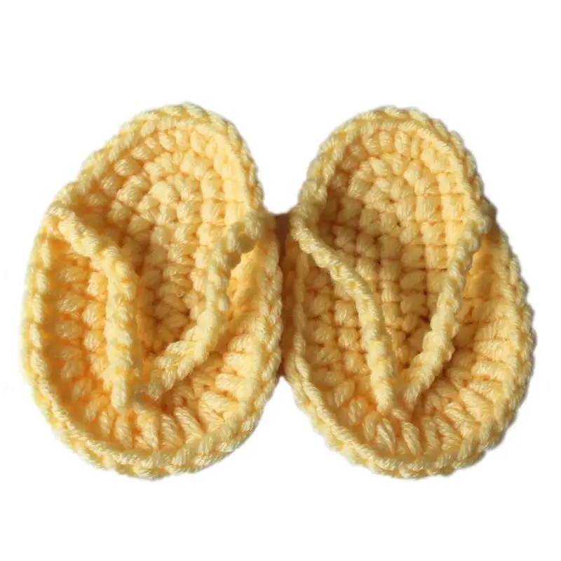 

Newborn Photography Props Baby Girls Boys Slippers Photo Props Shoes Knit Crochet Slipper Children Photography Accessories TXTB1