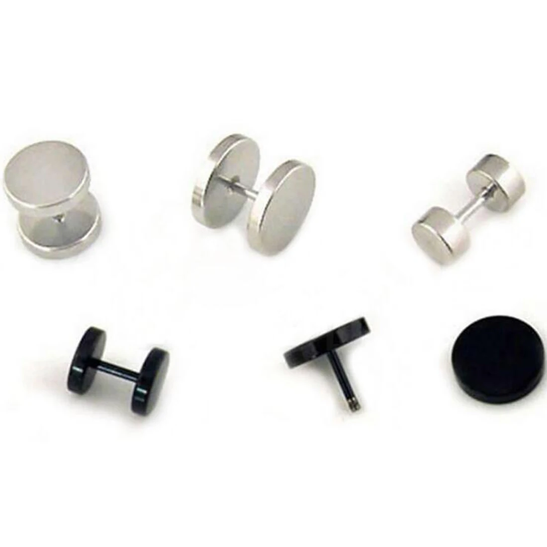 Серьги-гвоздики из нержавеющей стали для мужчин и женщин ювелирные украшения в