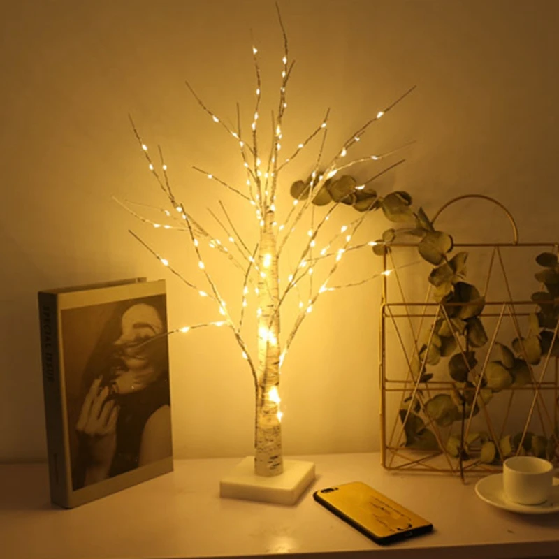 С подсветкой Елочная гирлянда светодиодный искусственное дерево светильники