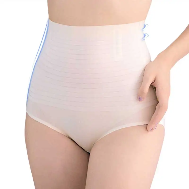 

Трусики женские корректирующие черные/хаки, с высокой талией