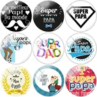 TAFREE модный Super Papa 121516182025 мм круглый стеклянный кабошон французская надпись Super MOM Dome для рукоделия Драгоценности камеи NT98