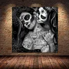 Художественные плакаты и принты черно-белые для женщин, художественные картины на стену в модном стиле для украшения гостиной