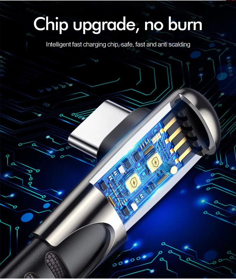 ROCK 5A usb type C кабель для быстрой зарядки и передачи данных type-C USB зарядное устройство для huawei P30 P20 mate 20 Pro Телефон Supercharge Quick Charge 3,0