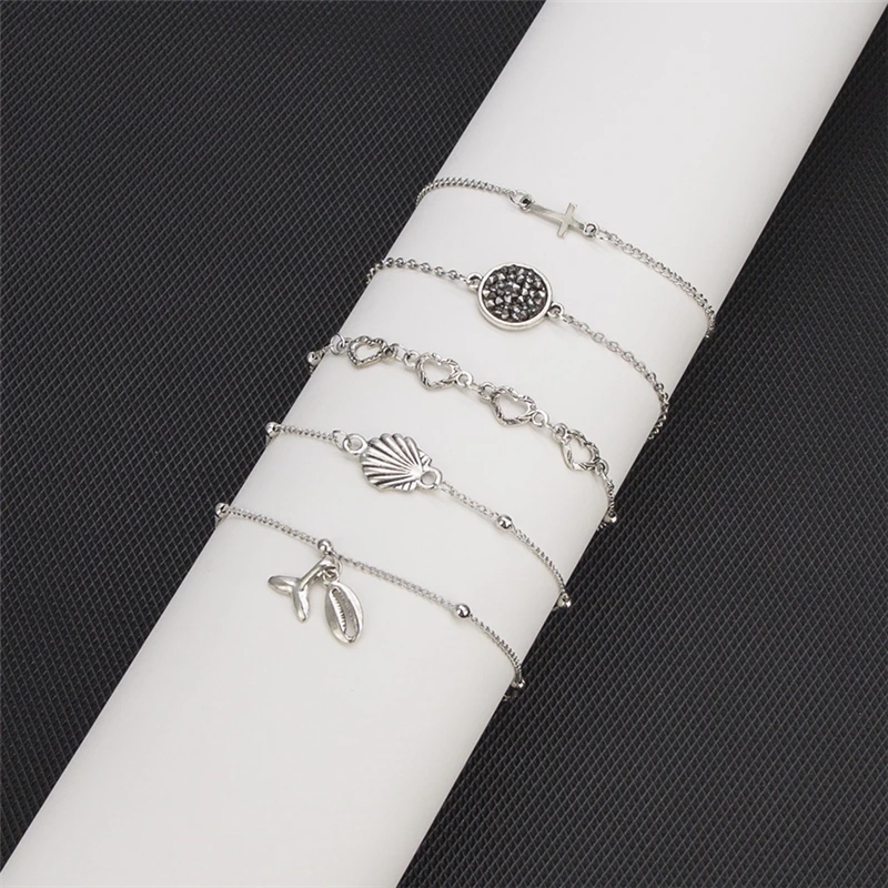 Винтажные серебряные браслеты и браслет трендовые Подвески в виде рыбьего