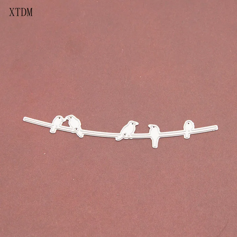 Пресс-формы птица на ветке металлические изделия высечка бумаги/DIY тиснение