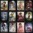 Набор для алмазной вышивки 5D сделай сам, квадратная и круглая картина с изображением ангела, маленькой девочки, малыша, вышивка крестиком, картина для домашнего декора