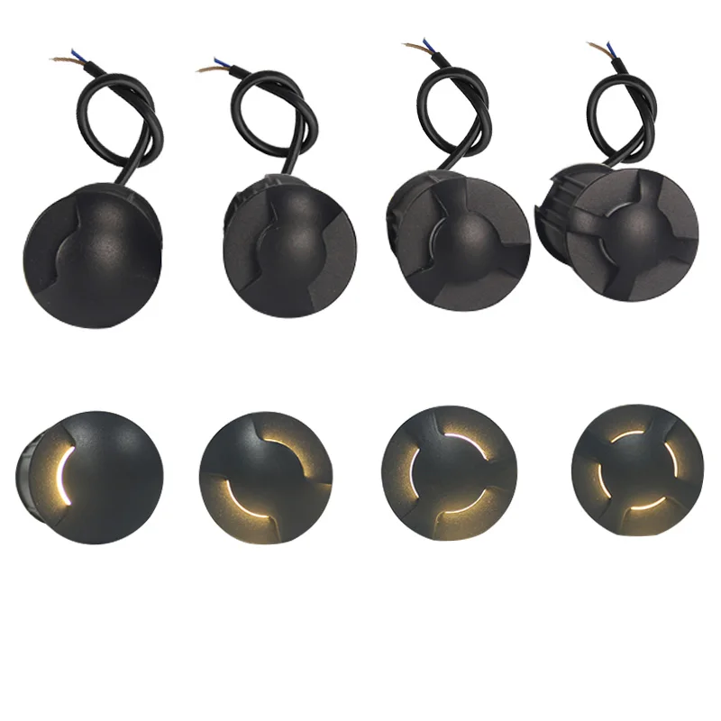 Встраиваемый светодиодный светильник нового типа 3 Вт IP68 12 В постоянного тока