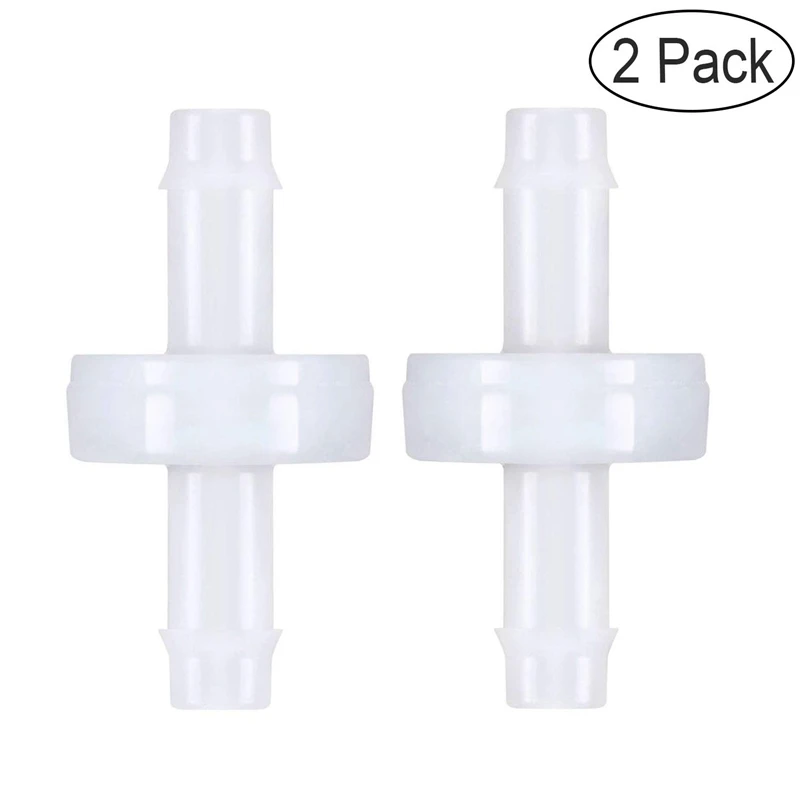 2Pcs Check Valve PVDF Wear-Resistant One-Way For Fuel Gas Liquid Air 1/4 Inch 6 Mm | Обустройство дома