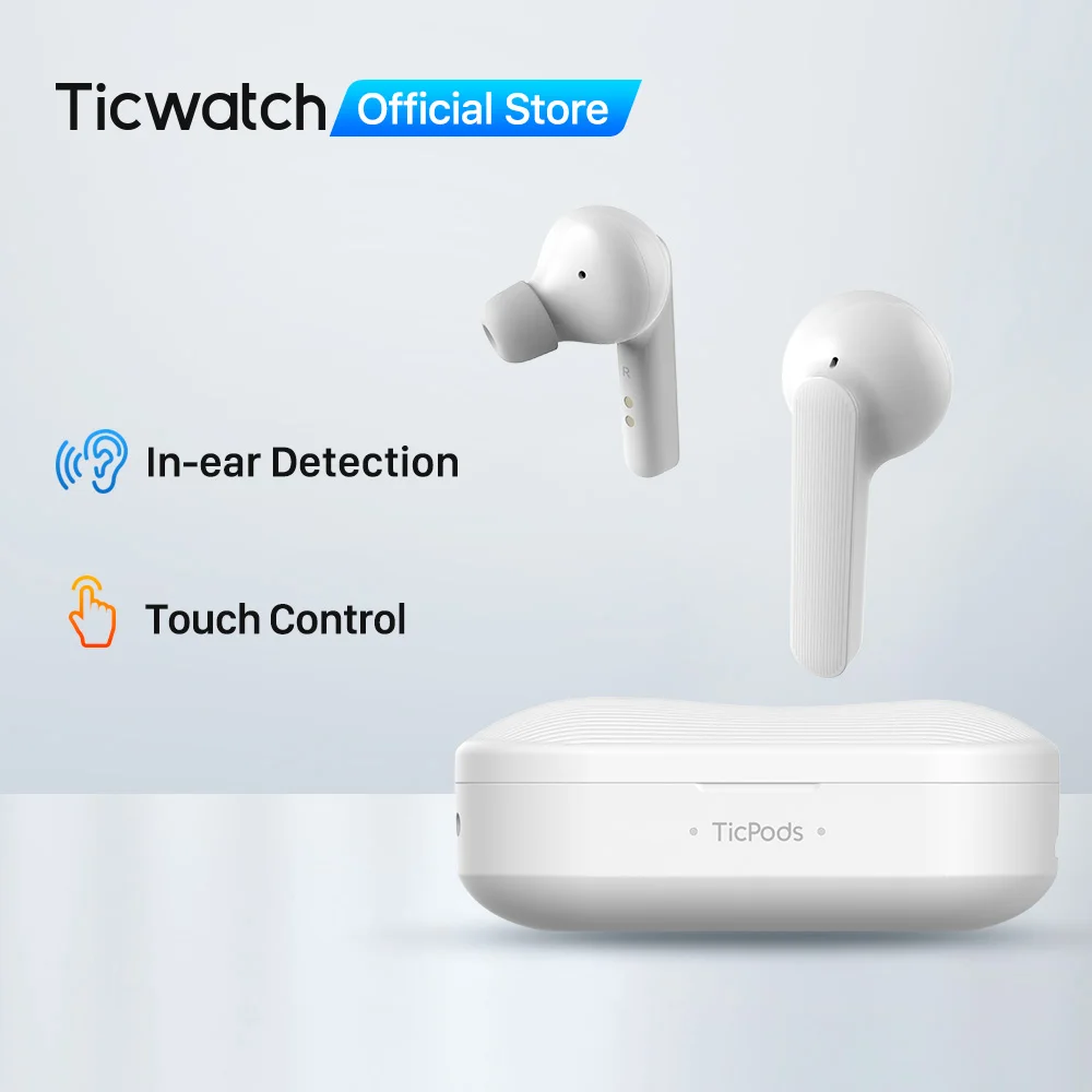 TicPods Free (восстановленные) настоящие беспроводные Bluetooth наушники 18 часов работы от