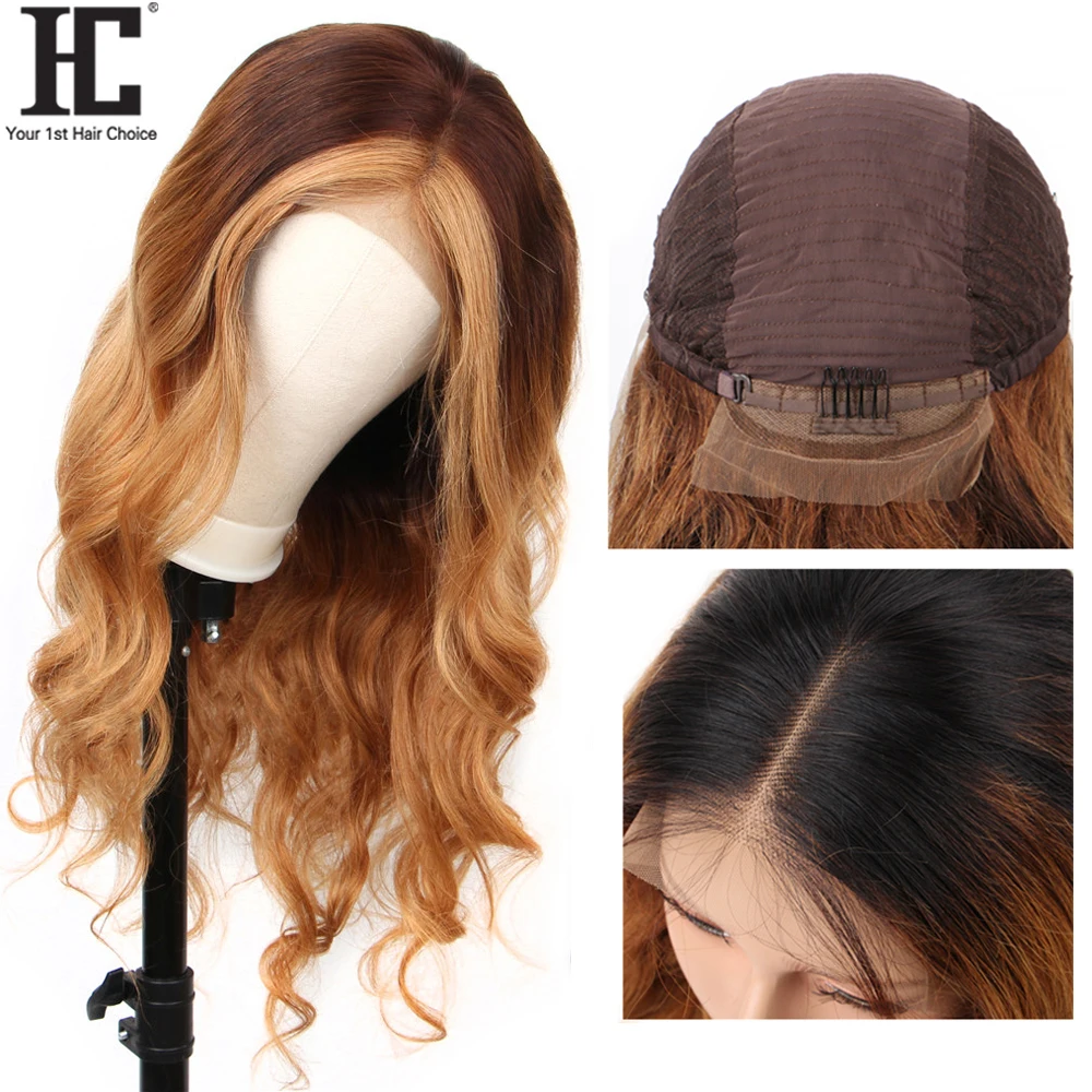 

Синтетические волосы на кружеве парик человеческих волос бразильские волнистые волосы средняя часть 4/27 эффектом деграде (переход от темно...