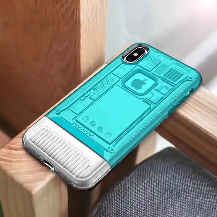 TPU прозрачный акриловый чехол для iphone xr жесткий Защита Apple X XsMAX 8Plus 7Plus защита от