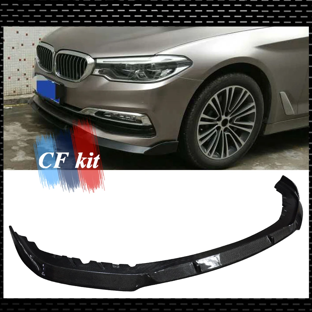 Carbon Fiber Front Lip Bumper For 5 Series BMW G30 G31 Spoiler Body Kits Car Styling | Автомобили и мотоциклы