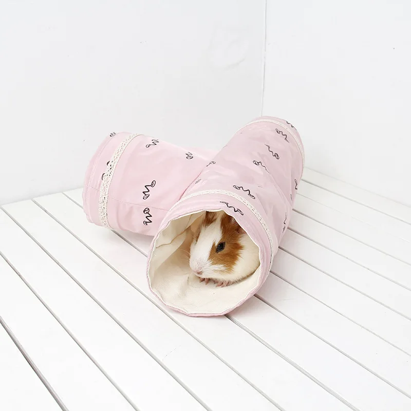 Маленькая трубка для животных туннель скрытия морской свиньи забавная игрушка