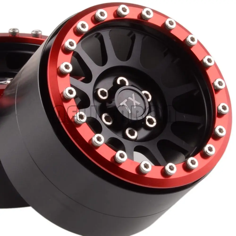 Новинка металлическая Ступица колеса ENRON 4P 2 дюйма 12 спиц ступица для Axial SCX10 II 90046