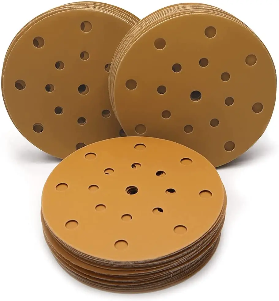 Шлифовальный диск с 17 отверстиями 6 дюймов 50 шт. зернистость 60-2000 | Инструменты