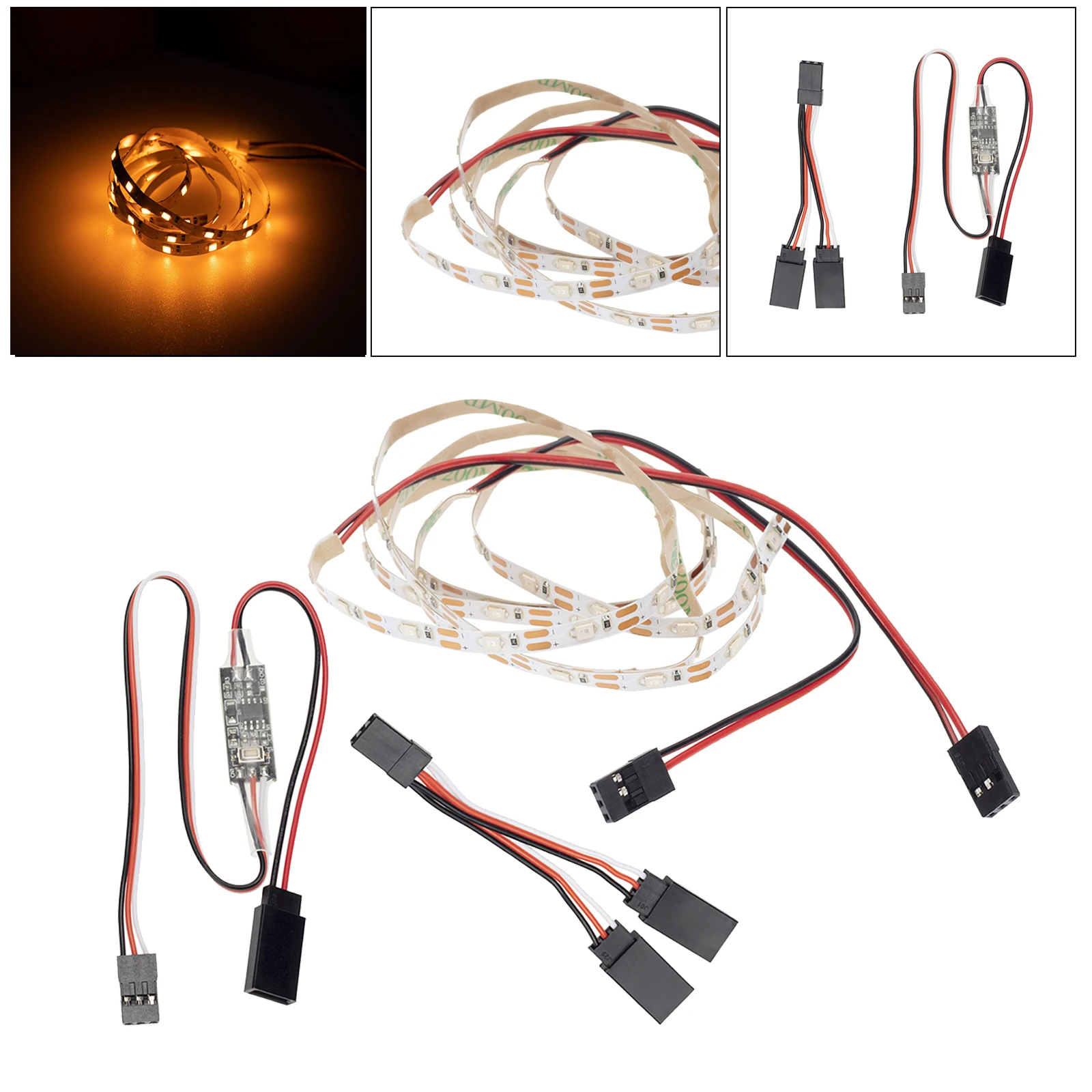 Пульт дистанционного управления Светодиодный светильник полосы для RC Самолет с