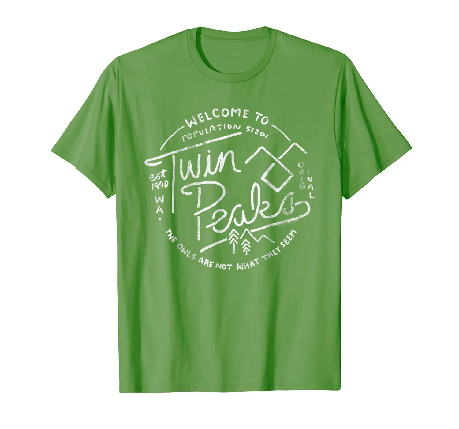 

Twin Peaks Vintage Original 1990 Line Sketch Graphic T-Shirt