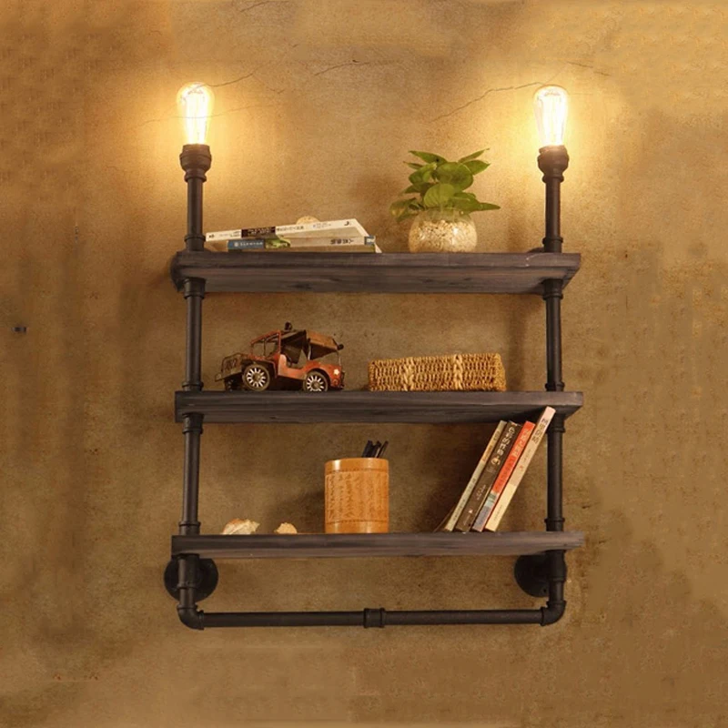 Wood Wall Sconce For Restaurant Bedroom Aisle Cafe Light