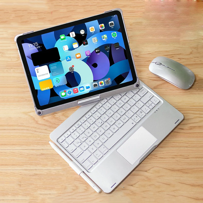 Чехол с Bluetooth клавиатурой для iPad pro 12 9 дюймов выпуска 2020 и 2018 Вращающаяся