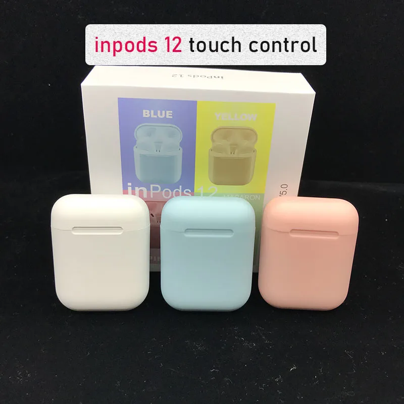 I18 inpods 12 i14 TWS Беспроводные Мини Bluetooth наушники i12 i9s tws стерео гарнитуры наушники для IOS Andorid смартфона
